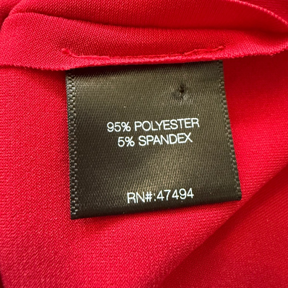 Norma Kamali Red Off-Shoulder Blouse - Picture 7 of 7